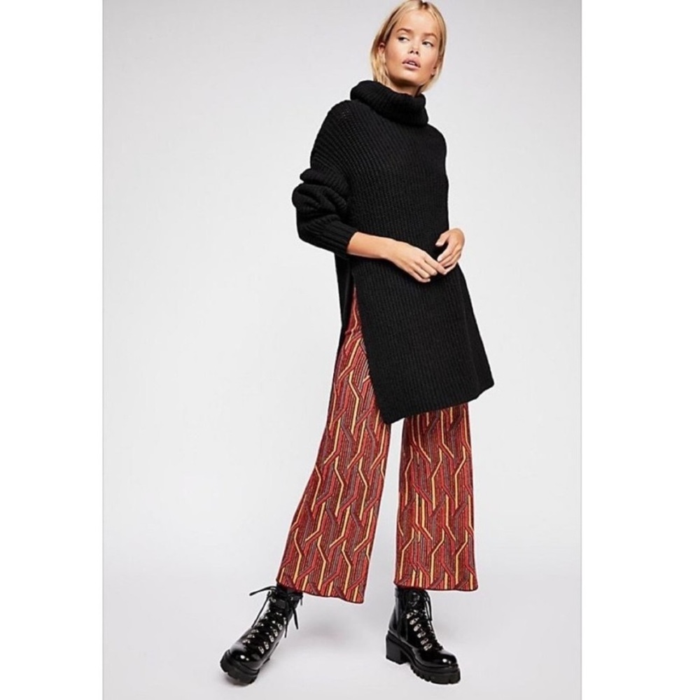 SOLD- Free People- Alina Wide Leg Pants